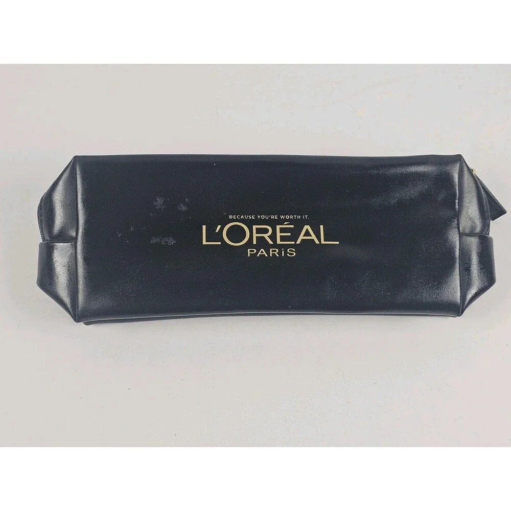 L'Oreal Paris Black Makeup Travel Bag 7-3/4
